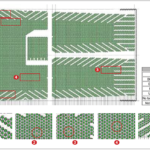 Fault distribution on face place with yellow dots showing blockage using APRIS software