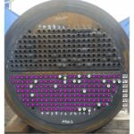 Identified defects shown on tube sheet
